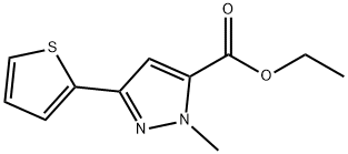 ETHYL 1-METHYL-3-THIEN-2-YL-1H-PYRAZOLE-5-CARBOXYLATE price.