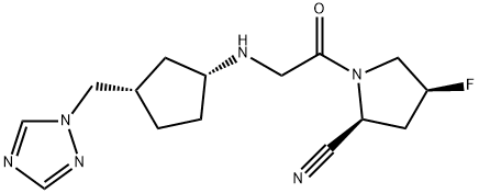 Melogliptin Struktur