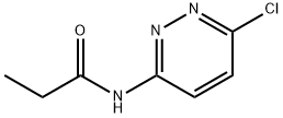 Propanamide, N-(6-chloro-3-pyridazinyl)- Struktur