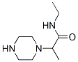 1-Piperazineacetamide,N-ethyl--alpha--methyl-(9CI) Struktur