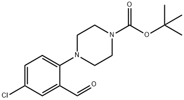 tert-Butyl 4-(4-chloro-2-formylphenyl)tetrahydro-1(2H)-pyrazinecarboxylate price.