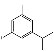 1,3-DIIODO-5-(1-METHYLETHYL)BENZENE Struktur