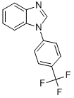 1-(4-TRIFLUOROMETHYLPHENYL)-1H-BENZOIMIDAZOLE Struktur