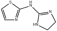 2-Thiazolamine,  N-(4,5-dihydro-1H-imidazol-2-yl)- Struktur