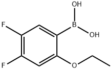 4,5-DIFLUORO-2-ETHOXYPHENYLBORONIC ACID Struktur