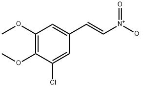 TRANS-3-CHLORO-4,5-DIMETHOXY-BETA-NITRO& Struktur