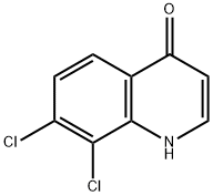 7,8-DICHLORO-4-HYDROXYQUINOLINE Struktur