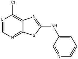 (7-CHLOROTHIAZOLO[5,4-D]PYRIMIDIN-2-YL)-PYRIDIN-3-YL-AMINE Struktur