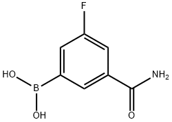 3-(AMINOCARBONYL)-5-FLUOROBENZENEBORONIC ACID price.