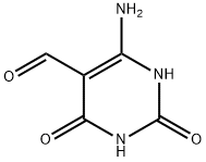 5-Pyrimidinecarboxaldehyde, 6-amino-1,2,3,4-tetrahydro-2,4-dioxo- (9CI) Struktur