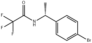 AcetaMide, N-[(1R)-1-(4-broMophenyl)ethyl]-2,2,2-trifluoro- Structure