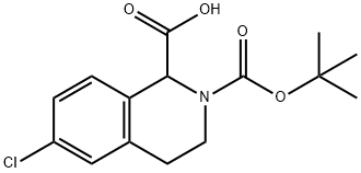 2-BOC-6-CHLORO-3,4-DIHYDRO-1H-ISOQUINOLINE-1-CARBOXYLIC ACID price.