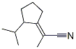 Propanenitrile, 2-[2-(1-methylethyl)cyclopentylidene]- (9CI) Struktur