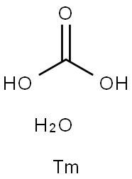 Thulium(III) carbonate hydrate Struktur