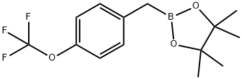 4-(TRIFLUOROMETHOXY)BENZYLBORONIC ACID & Struktur