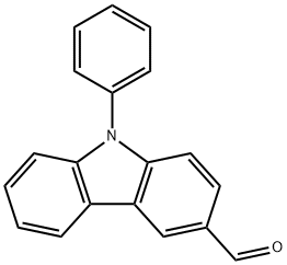 9-phenyl-9H-carbazole-3-carbaldehyde Struktur