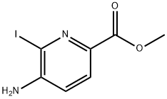 5-氨基-6-碘吡啶甲酸甲酯, 872355-60-7, 結(jié)構(gòu)式