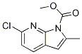 1H-Pyrrolo[2,3-b]pyridine-1-carboxylic acid, 6-chloro-2-Methyl-, Methyl ester