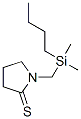 2-Pyrrolidinethione,  1-[(butyldimethylsilyl)methyl]- Struktur