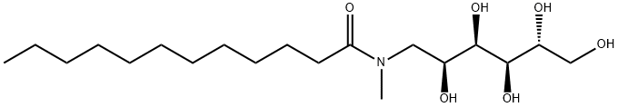 1-deoxy-1-[methyl(1-oxododecyl)amino]-D-glucitol Struktur