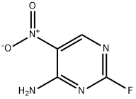 4-Pyrimidinamine,  2-fluoro-5-nitro- Struktur