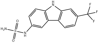 Sulfamide, [7-(trifluoromethyl)-9H-carbazol-3-yl]- (9CI) Struktur