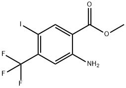 methyl 2-amino-5-iodo-4-(trifluoromethyl)benzoate