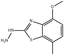 4-METHOXY-7-METHYL-2(3H)-BENZOTHIAZOLONE HYDRAZONE Struktur