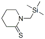 2-Piperidinethione,  1-[(trimethylsilyl)methyl]- Struktur