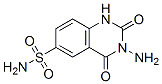 3-amino-2,4-dioxo-1H-quinazoline-6-sulfonamide Struktur