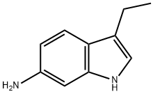 1H-Indol-6-amine,3-ethyl-(9CI) Struktur