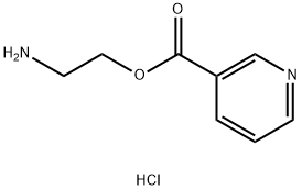 3-Pyridinecarboxylic Acid 2-AMinoethyl Ester Dihydrochloride Struktur