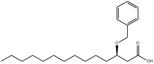 (R)-3-(芐氧基)十四酸, 87357-67-3, 結構式