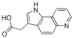 1H-Pyrrolo[2,3-f]quinoline-3-aceticacid(9CI) Struktur