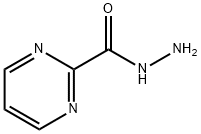 2-Pyrimidinecarboxylic acid, hydrazide (9CI) 結(jié)構(gòu)式