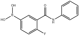 4-FLUORO-3-(PHENYLCARBAMOYL)BENZENEBORONIC ACID price.