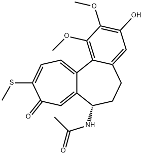 (S)-1-メトキシ-2-メチルオキシ-3-ヒドロキシ-7-アセチルアミノ-10-メチルチオ-6,7-ジヒドロベンゾ[a]ヘプタレン-9(5H)-オン