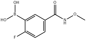 2-FLUORO-5-(METHOXYCARBAMOYL)BENZENEBORONIC ACID price.