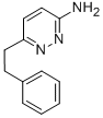 3-PYRIDAZINAMINE, 6-(2-PHENYLETHYL)- Struktur