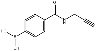 N-Propargyl 4-boronobenzamide Struktur