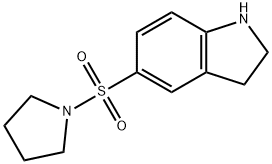 5-(PYRROLIDIN-1-YLSULFONYL)INDOLINE Struktur