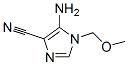 1H-Imidazole-4-carbonitrile,  5-amino-1-(methoxymethyl)- Struktur