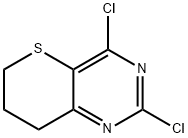 2,4-dichloro-7,8-dihydro-6H-Thiopyrano[3,2-d]pyrimidine Struktur