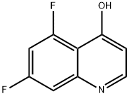 5,7-Difluoroquinolin-4-ol Struktur