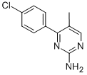 4-(4-CHLOROPHENYL)-5-METHYLPYRIMIDIN-2-AMINE Struktur