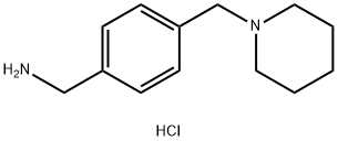 4-(1-Piperidinylmethyl)-benzenemethanaminedihydrochloride Struktur