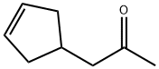 2-Propanone, 1-(3-cyclopenten-1-yl)- (9CI) Struktur