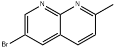 1,8-Naphthyridine,  6-bromo-2-methyl- Struktur