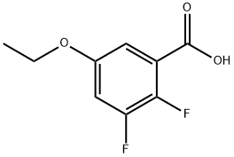 2,3-DIFLUORO-4-ETHOXYBENZOIC ACID Struktur