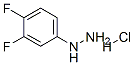 3,4-DIFLUOROPHENYLHYDRAZINE HYDROCHLORIDE Struktur